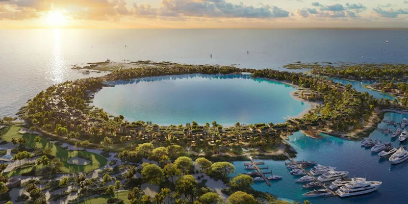 Foster + Partners公布紅海“永恒花園” 拉赫克島設(shè)計(jì)方案